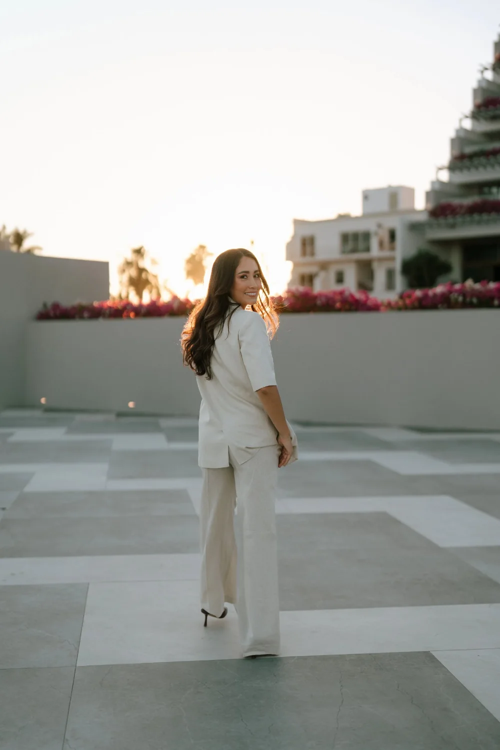 Adilenne Rodríguez at work in Los Cabos
